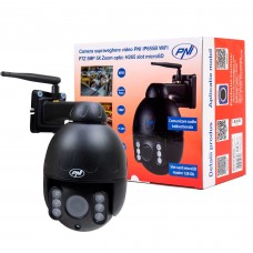 Camera supraveghere video PNI IP655B 5MP WiFi PTZ 5X Zoom optic H265 slotmicroSD Night Vision 50m IP66